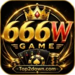 666W Game luxury casino logo