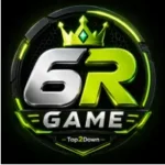 6R Game Logo with Crown Design and Top2Down Branding